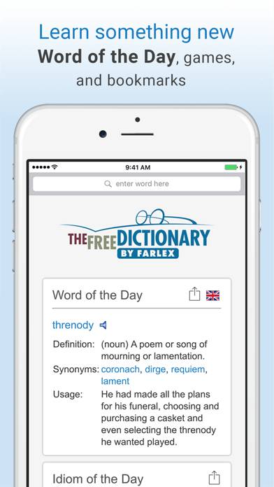 Dictionary and Thesaurus Pro Captura de pantalla de la aplicación #5