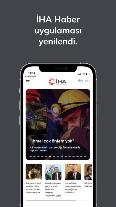 İHA Mobile screenshot