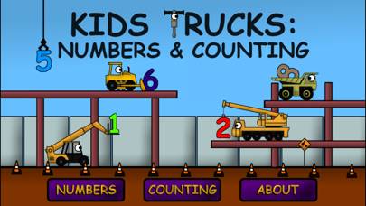 Kids Trucks: Numbers and Counting captura de pantalla