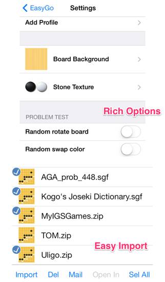EasyGo Pro-Tsumego, SGF editor Capture d'écran de l'application