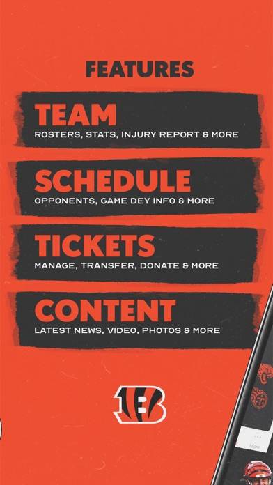 Cincinnati Bengals App screenshot