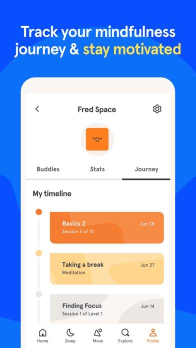 Headspace: Meditation & Sleep Captura de pantalla de la aplicación #5