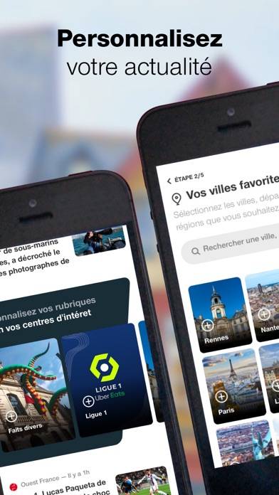 Ouest-France, l'info en direct Capture d'écran de l'application