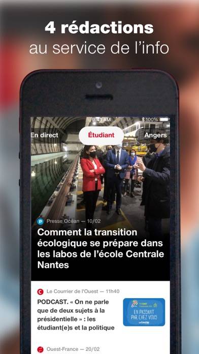 Ouest-France, l'info en direct Capture d'écran de l'application #6