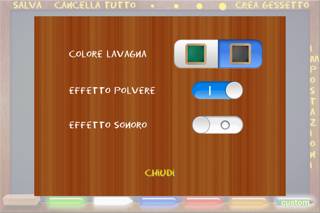 Lavagna Schermata dell'app