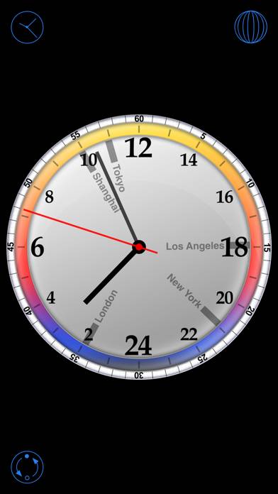 24h World Clock skärmdump