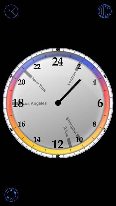 24h World Clock App skärmdump