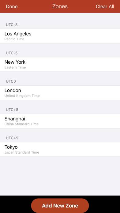 24h World Clock App skärmdump
