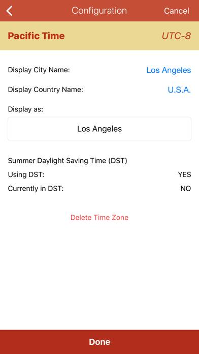 24h World Clock App skärmdump