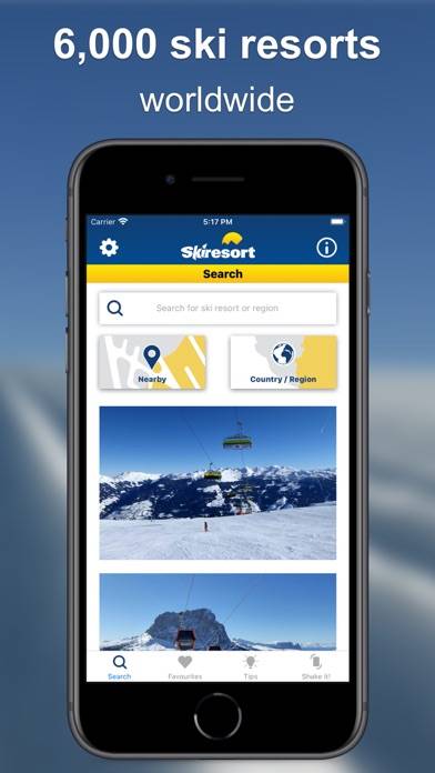 Skiresort.info: ski & weather App skärmdump #1