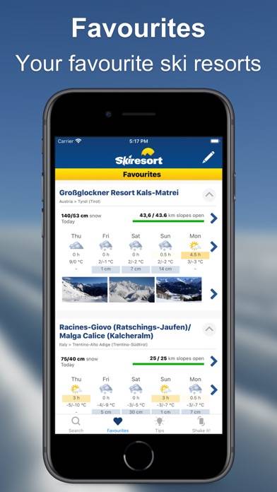Skiresort.info: ski & weather App skärmdump #3