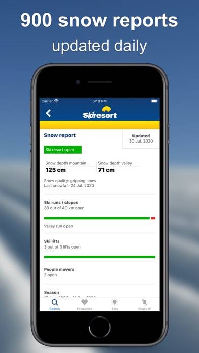 Skiresort.info: ski & weather Schermata dell'app #4