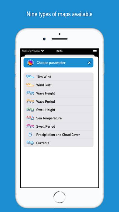 Wind & Sea Med Captura de pantalla de la aplicación #6