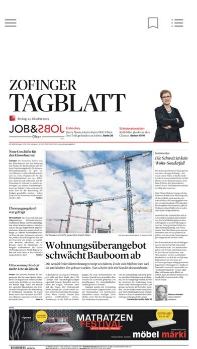 Zofinger Tagblatt App screenshot #3