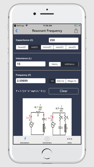 Electrical Calculator Schermata dell'app #3