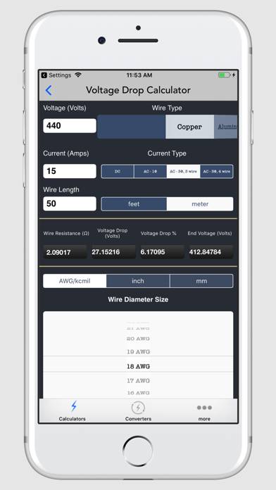 Electrical Calculator App-Screenshot #4