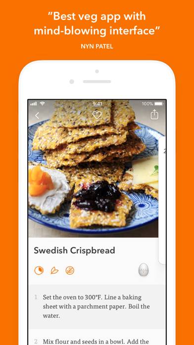 Veggie Meals App skärmdump #3