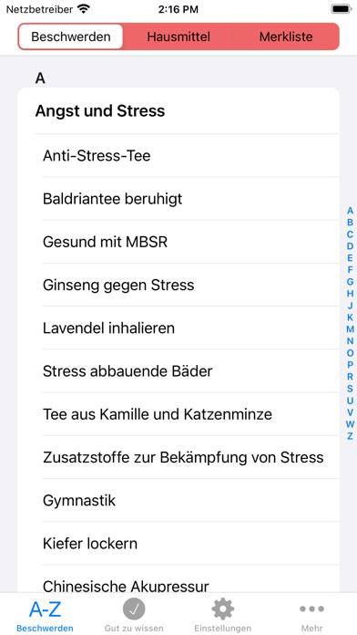 Bewährte Hausmittel! App-Screenshot #1