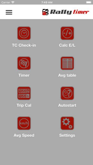 Rally Timer App screenshot #4