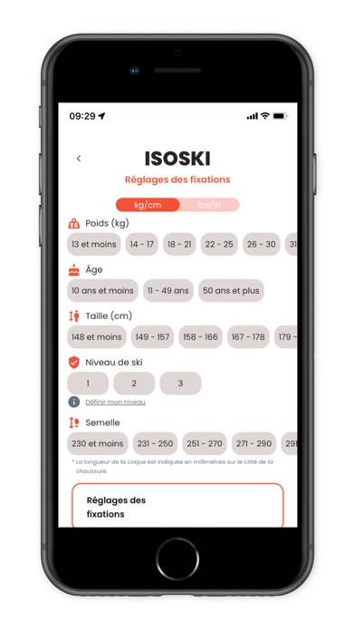 Isoski Capture d'écran de l'application #4