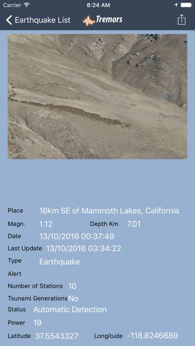 Tremors Uygulama ekran görüntüsü #4