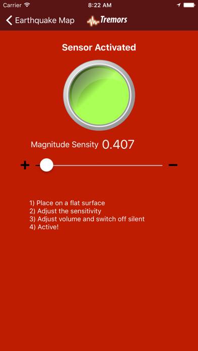 Tremors App-Screenshot #5