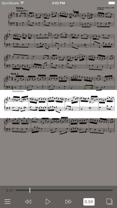 Mozart Variations for piano App screenshot #2