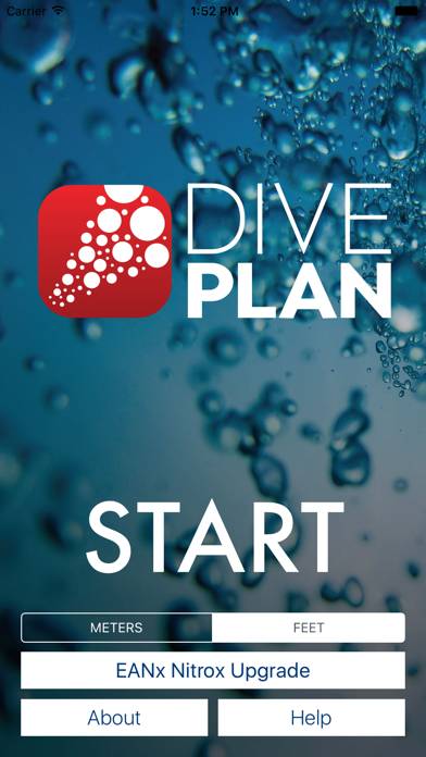Dive Plan Скриншот приложения #1