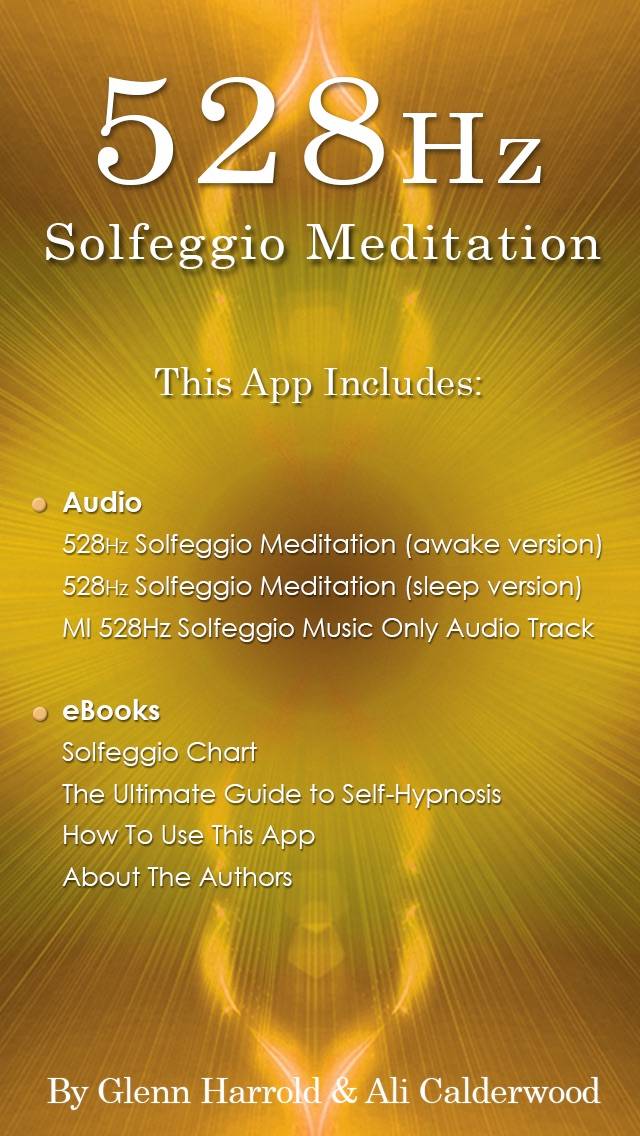 528hz Solfeggio Sonic Meditation by Glenn Harrold & Ali Calderwood App screenshot #1