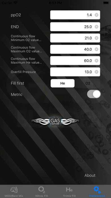 Gas*Blender App-Screenshot #4