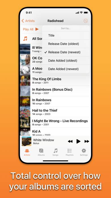 Picky Music Player App-Screenshot #6