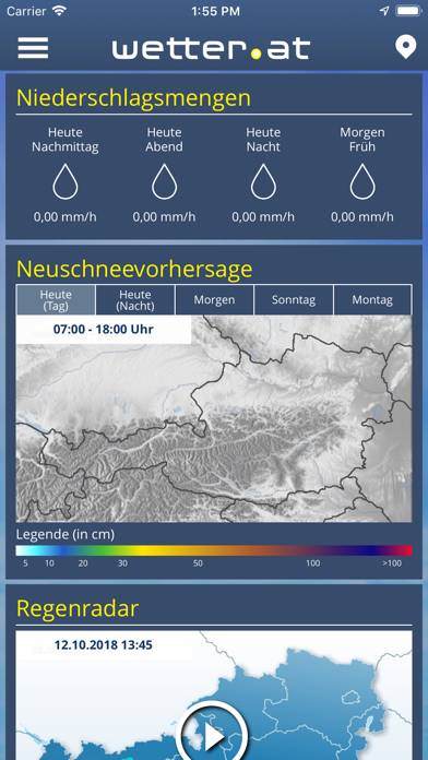Wetter.at PRO Schermata dell'app #4
