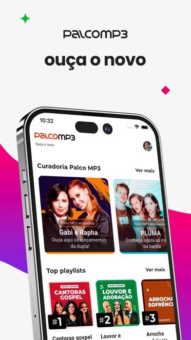 Palco MP3: Músicas e podcasts capture d'écran