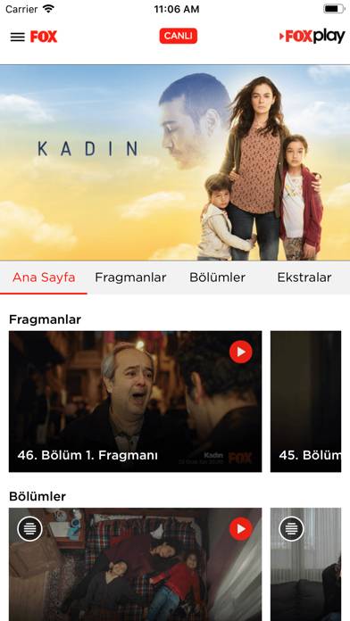 FOX Türkiye Captura de pantalla de la aplicación #2
