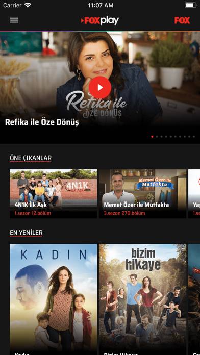 FOX Türkiye Captura de pantalla de la aplicación #4