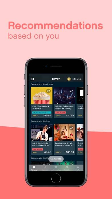 Fever: local events & tickets Captura de pantalla de la aplicación #4