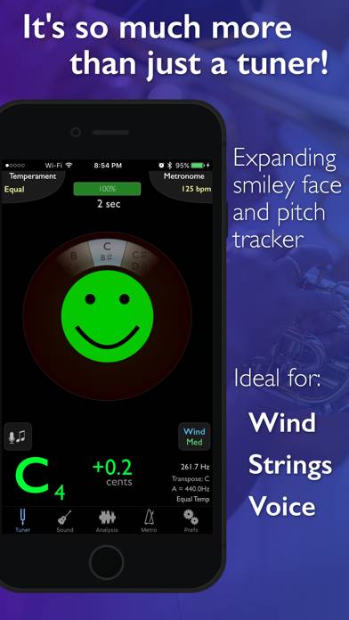 TonalEnergy Tuner & Metronome Schermata dell'app #1