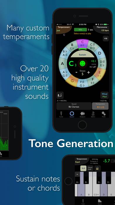 TonalEnergy Tuner & Metronome App-Screenshot #3