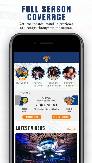 New York Knicks Official App App screenshot #3