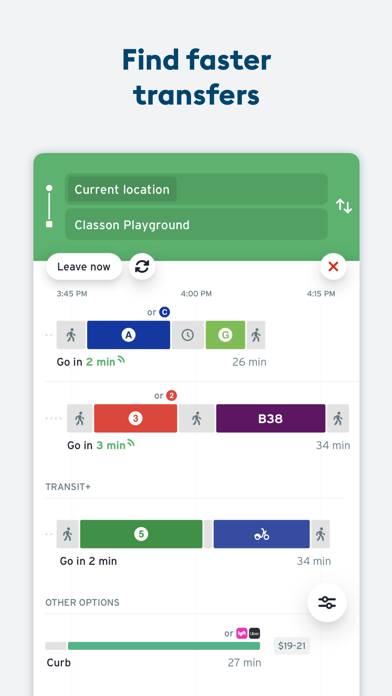 Transit • Subway & Bus Times Capture d'écran de l'application #5