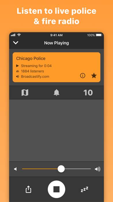 Police Scanner Radio & Fire App screenshot #1