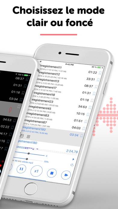 Alon Dictaphone-Voice Recorder Captura de pantalla de la aplicación #2