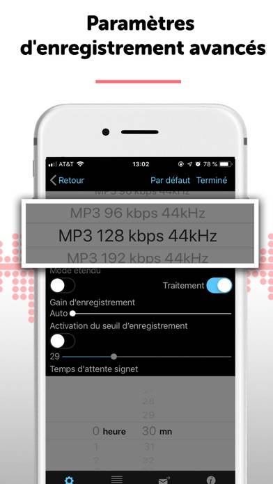 Alon Dictaphone-Voice Recorder App screenshot #5