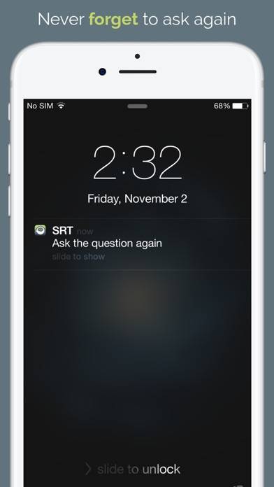 Spaced Retrieval Therapy App screenshot