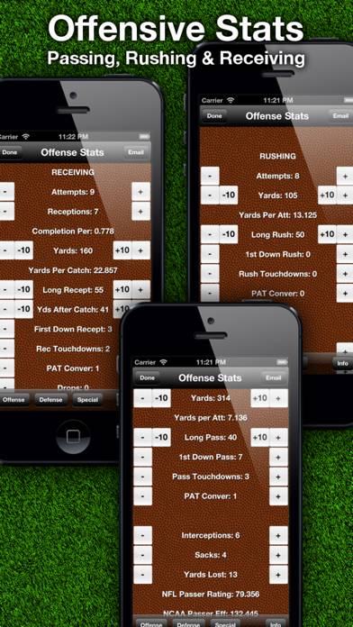 Football Stats Tracker Touch App screenshot #4