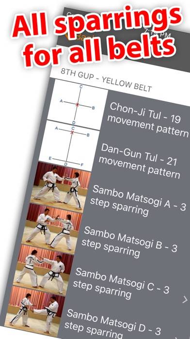 Taekwon-do ITF Patterns App skärmdump #3