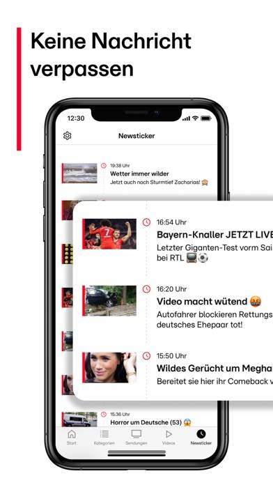 RTL.de: News, Stories & Videos App-Screenshot #3