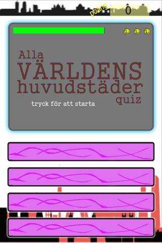HuvudstadsQuiz skärmdump
