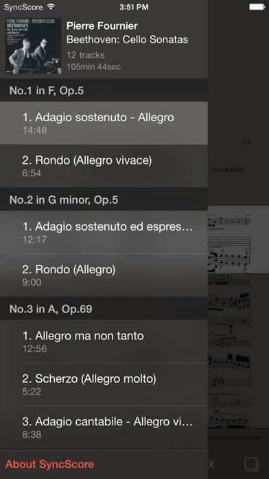 Beethoven Cello Sonatas Captura de pantalla de la aplicación #3