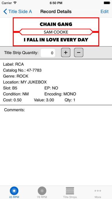 My Vinyl for Jukebox Owners Capture d'écran de l'application #3
